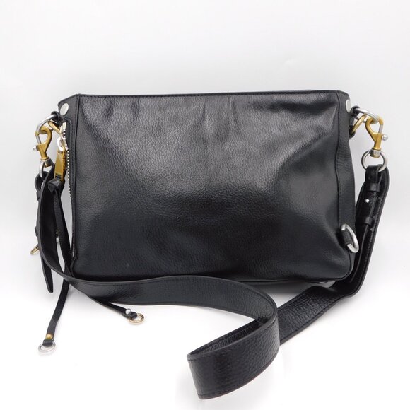 Rebecca Minkoff M.A.B. Crossbody Bag | Black Pebbled Leather | EUC with Tags - Picture 4 of 12